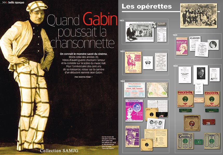 expo Jean Gabin et la musique 1